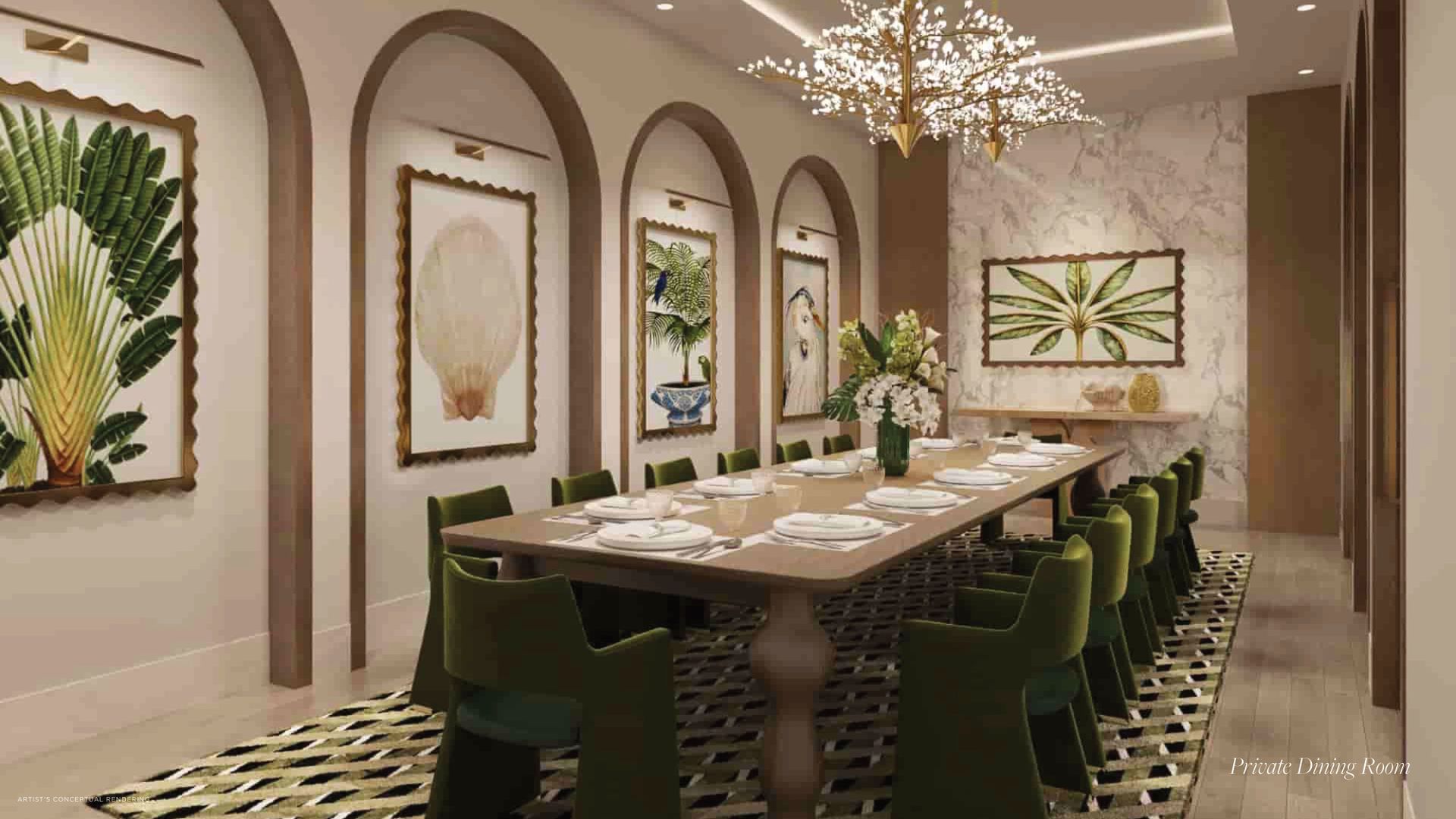 Private dining room